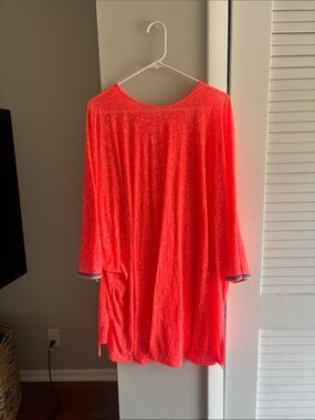 Pitusa Coral Off-Shoulder Top